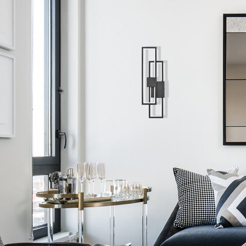 Imola Modern LED Wall Sconce Rectangle  Flush Mount Wall Light